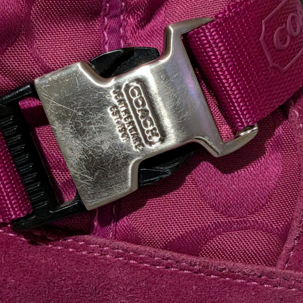Coach Women's Magenta Winter Boots Sandi Size 8 1/2 - Picture 3 of 13
